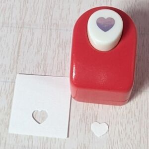Red Heart Shape Paper Punch